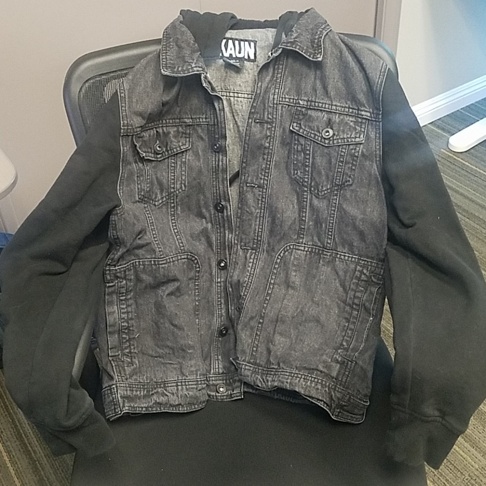 Denim hoodie